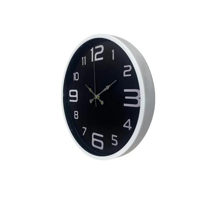 Mey İthalat® Beyaz Şık 36 Cm Duvar Saati