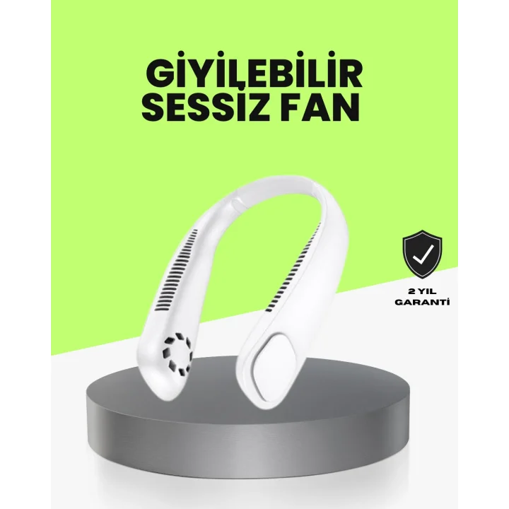 Mey İthalat® Bıçaksız Güvenli Tasarımlı Sessiz Boyun Fanı