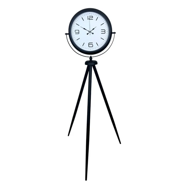 Mey İthalat® Black Balance Tripod Ayaklı Saat