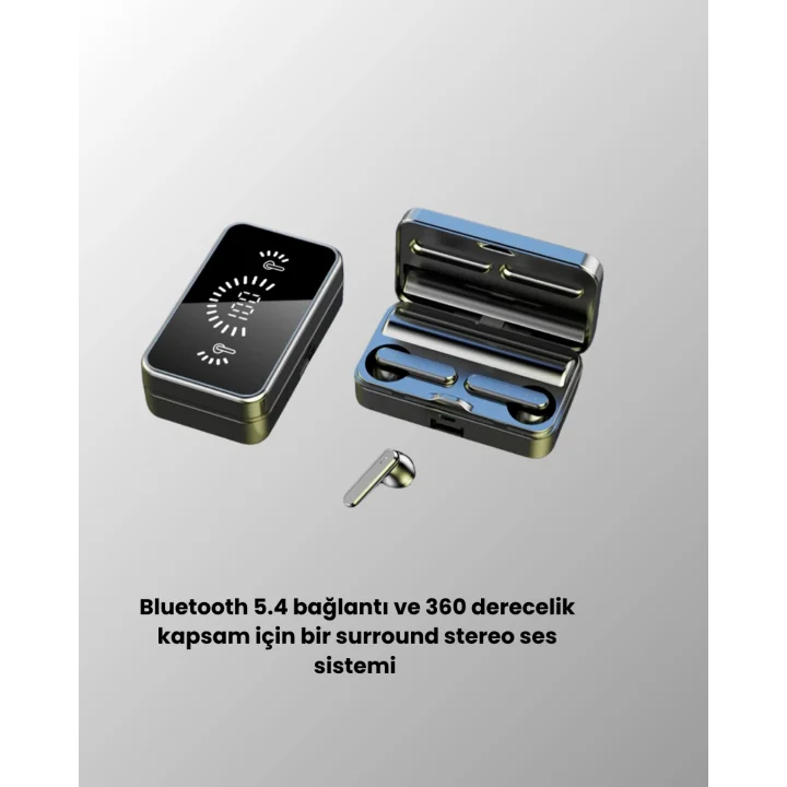 Mey İthalat® Bluetooth 5.1 Destekli  bluetooth kulaklık – ANC ve Stereo Sesli