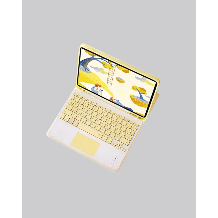 Mey İthalat® Bluetooth Klavye – Kablosuz, Sessiz Tuşlu, Android iOS Windows Uyumlu, Kompakt Taşınabilir Tasarım