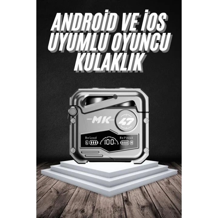 Mey İthalat® Bluetooth Kulaklık Dokunmatik Kontrol Tws kablosuz kulaklık Hi-fi Stereo