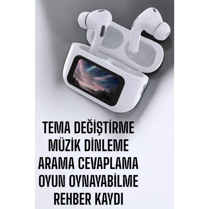 Mey İthalat® Bluetooth Kulaklık Kulakiçi Güçlü Ses Kaliteli Sesli Asistan