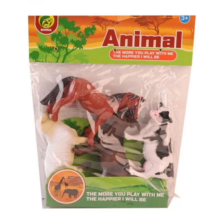 Mey İthalat® BMA-14 PVC PAKETTE DÖRTLÜ ÇİFTLİK HAYVANLARI -KİD