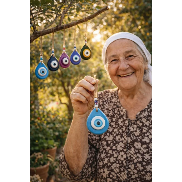 Mey İthalat®  BOHEM NAZAR DAMLASI SERİSİ 5 Lİ