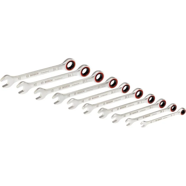 Mey İthalat® Bosch 10 Parça Kombine Anahtar Seti