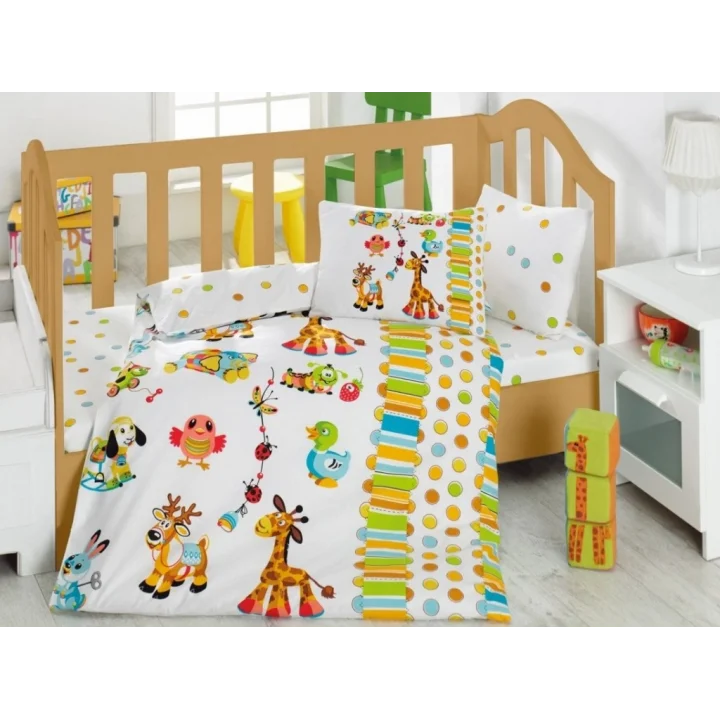Mey İthalat®   Box Bebek Nevresim Takımı Oyun Bahçesi