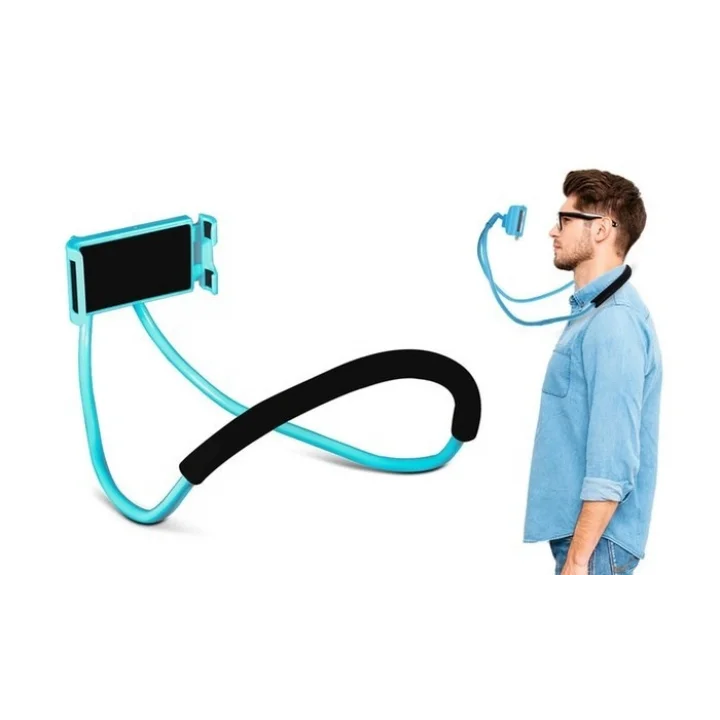 Mey İthalat®  Boyuna Asılan Ergonomik 360 Derece Cep Telefonu Tutucu Stand