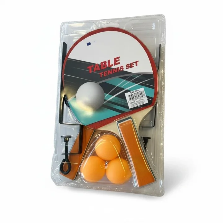 Mey İthalat® BSR-809 PİNPON RAKETİ FİLE VE 3 TOP