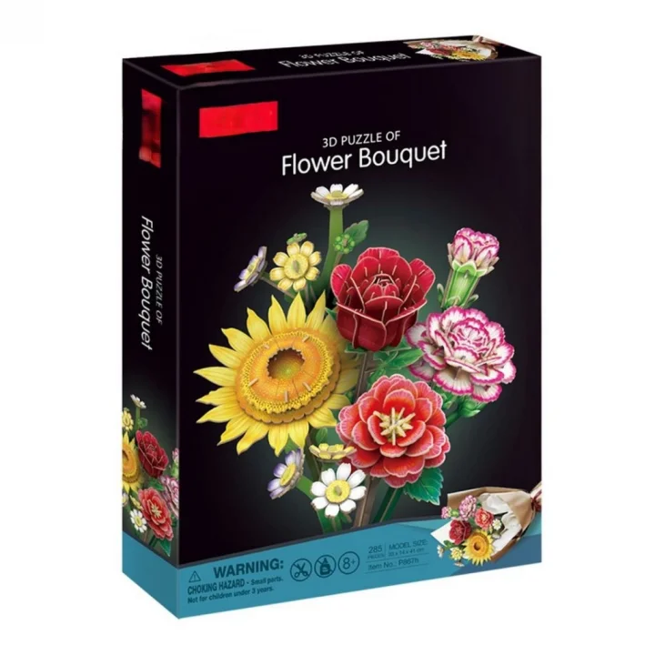 Mey İthalat® Büyük Aranjman Buketi 3D Puzzle