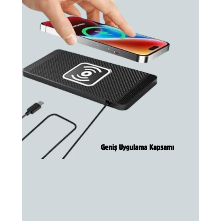 Mey İthalat® C9 Manyetik Kablosuz Şarj Ped
