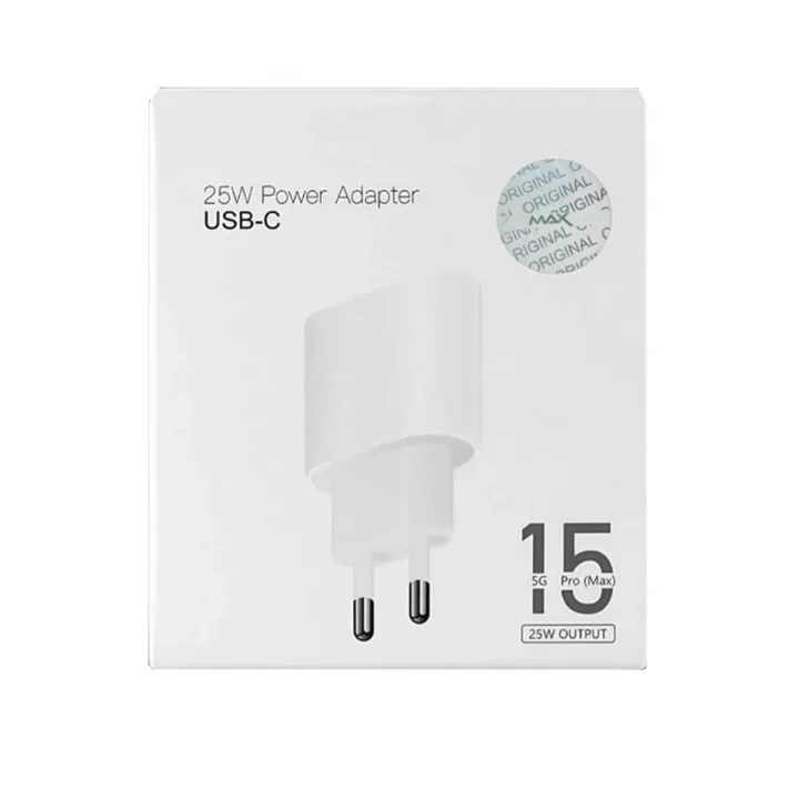 Mey İthalat®  CA-13 25W Type-C Şarj Adaptörü - Beyaz