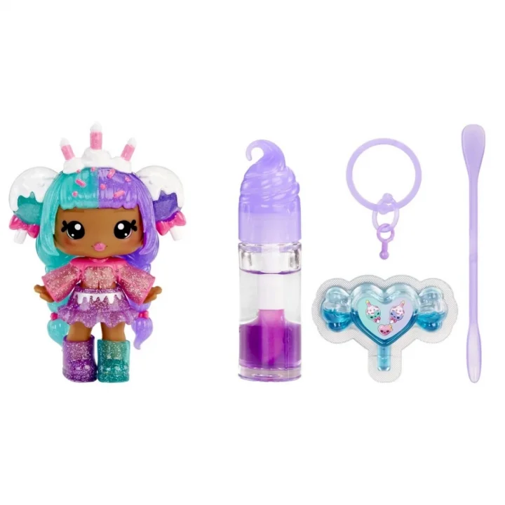 Mey İthalat® Carly Cakepop Bebeği ve Dudak Parlatıcısı Gizemli Renk Serisi