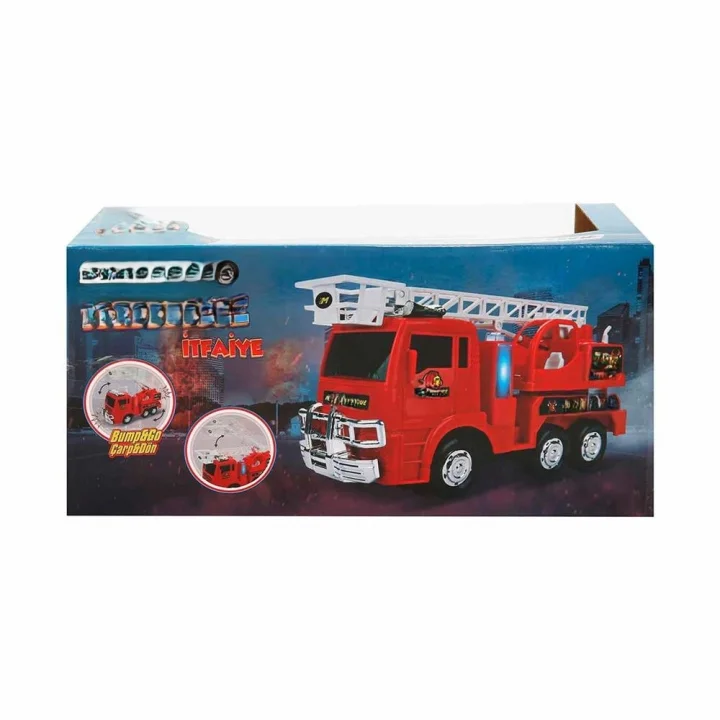 Mey İthalat® Çarp Dön Sesli ve Işıklı İtfaiye Aracı