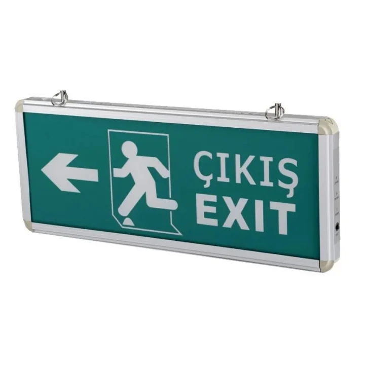 Mey İthalat® Cata 9170 Ledli Exit Çıkış Armatürü 3 Saat Akülü