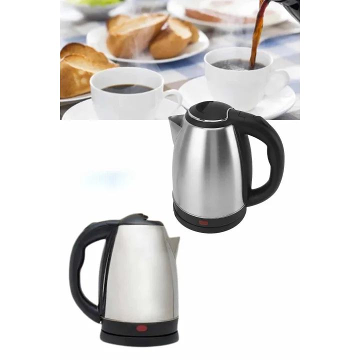 Mey İthalat® Çelik Su Isıtıcı Kettle Dayanıklı Paslanmaz Çelik Uzun Ömürlü