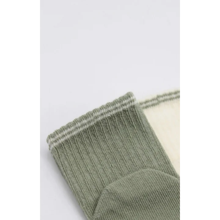 Mey İthalat® Çemberli Basic Penye Kaymaz Soket Çorap 2li 10146 Nil