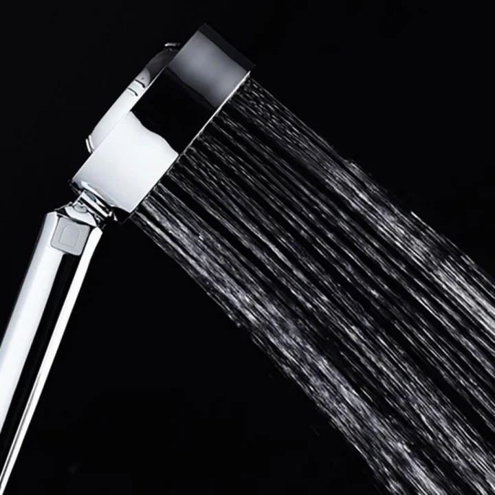 Mey İthalat®  Çift Taraflı Yüksek Basınç Su Akıtan Şampuan Hazneli Duş Başlığı