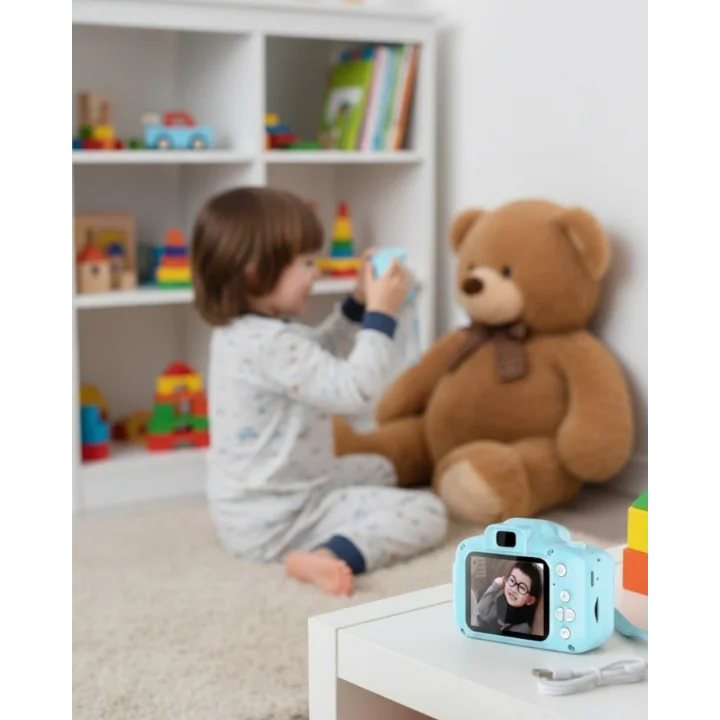 Mey İthalat® ÇOCUK KAMERASI MAVİ