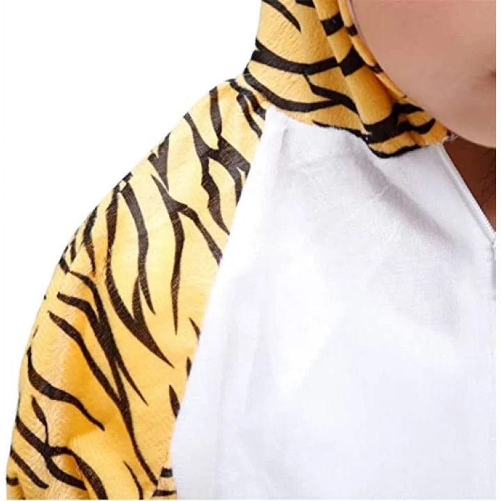 Mey İthalat®  Çocuk Kaplan Kostumu - Aslan Kostümü 6-7 Yaş 120 cm
