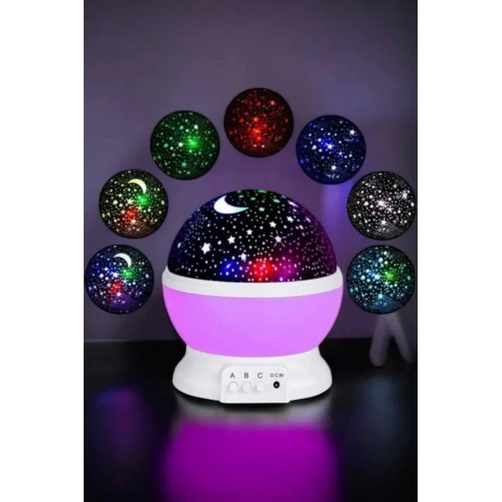 Mey İthalat® Çocuklara Özel Yıldızlı Gece Lambası