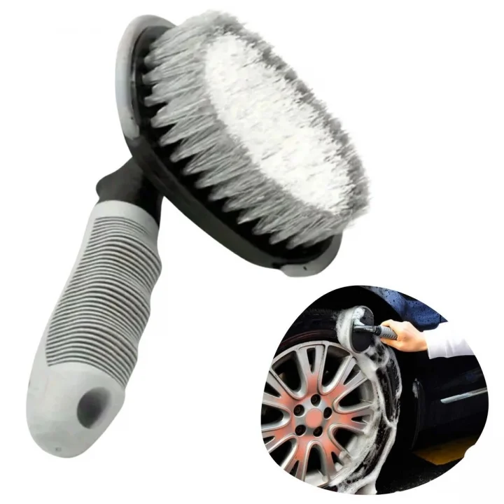 Mey İthalat® Çok Amaçlı Araç Temizlik Fırçası – Oto İç ve Dış Yüzeyler, Koltuk, Halı, Torpido ve Jant İçin Ergonomik Temizlik Fırçası