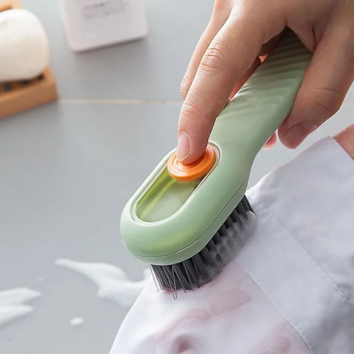 Mey İthalat®  Çok Amaçlı Deterjan Hazneli Pratik Ayakkabı, Bot Temizleme Yıkama Fırçası