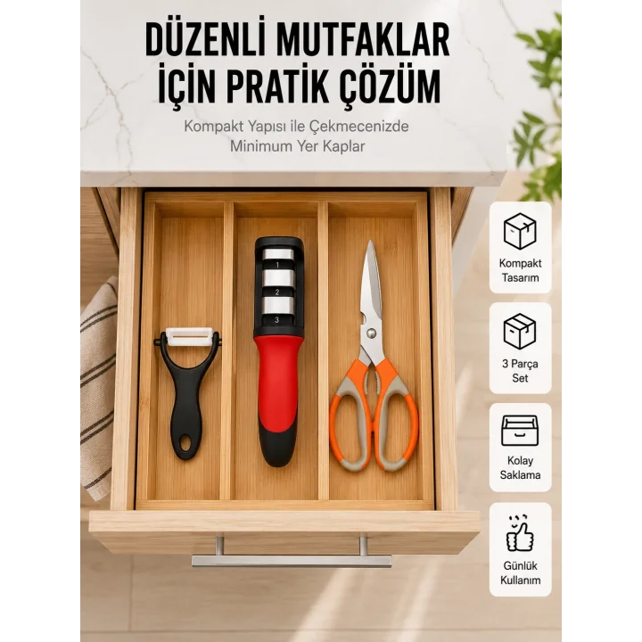 Mey İthalat® Çok Amaçlı Mutfak Makas Seti – Paslanmaz Çelik ve Ergonomik Tasarım Yeni Nesil
