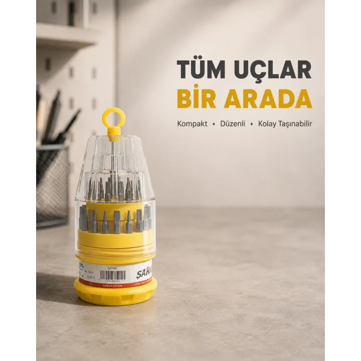 Mey İthalat® Çok Fonksiyonlu Tornavida Seti Telefon ve Bilgisayar Uyumlu