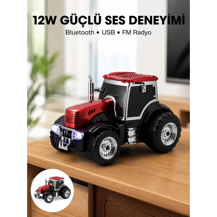Mey İthalat® Çoklu Bağlantı Seçenekli Kablosuz Bluetooth Hoparlör