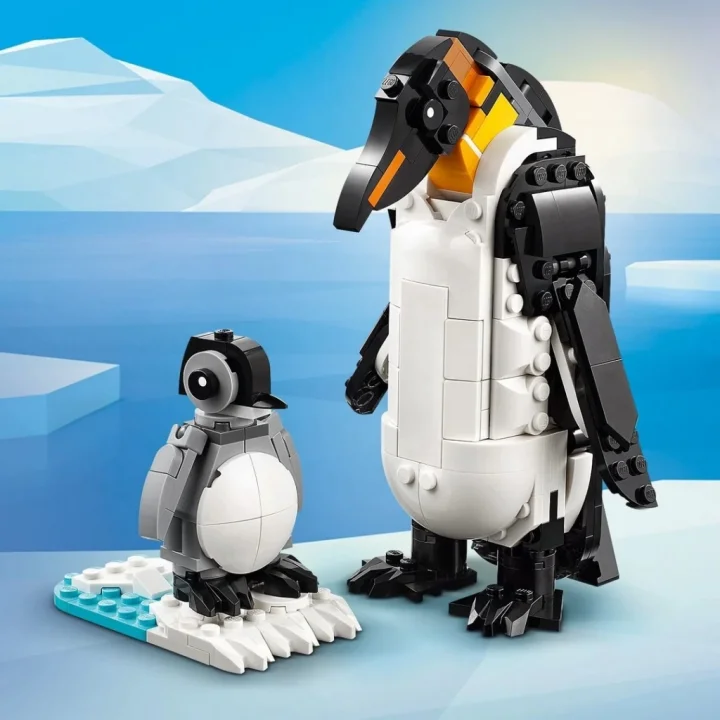 Mey İthalat®   Creator 3ü 1 Arada Vahşi Hayvanlar: Panda Ailesi Oyun Seti 31165