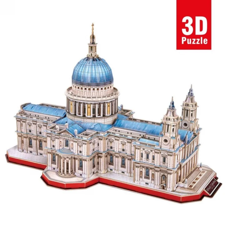 Mey İthalat®  Cubic Fun 643 Parça 3D Puzzle Aziz Paul Katedrali