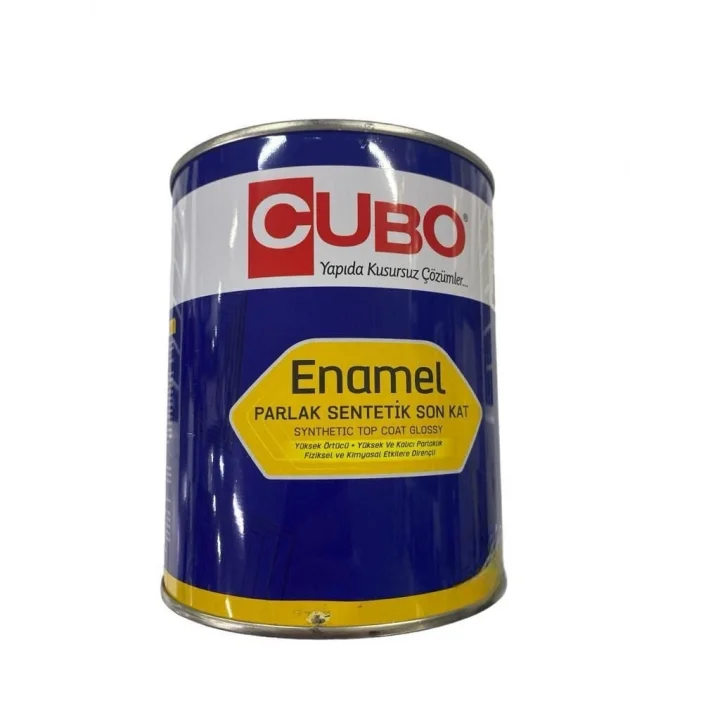 Mey İthalat® Cubo Sentetik Boya Parlak 0,75 Litre 7016 Antrasit Gri