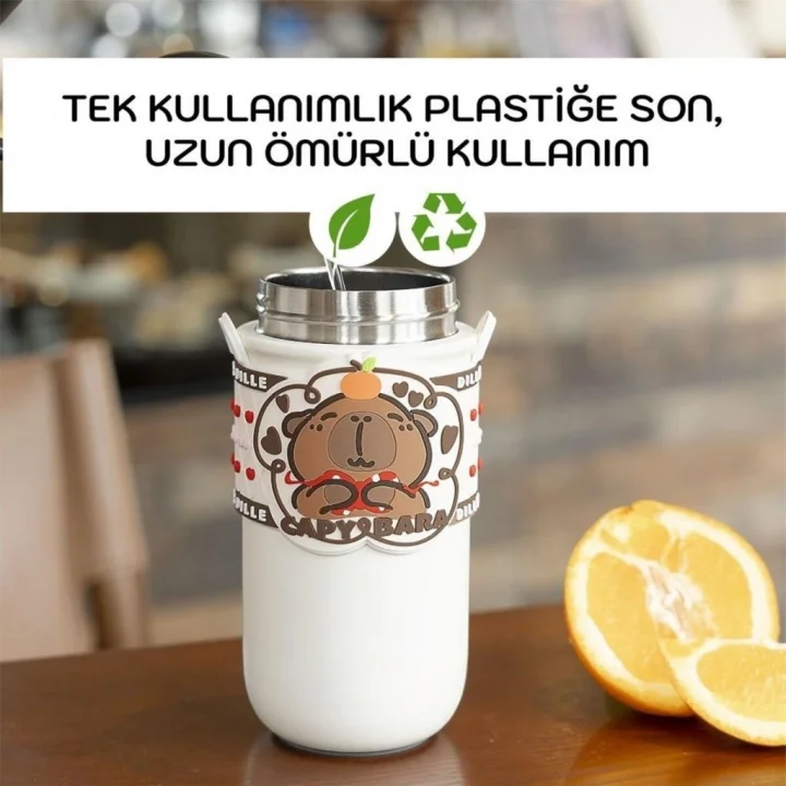 Mey İthalat® D9285 PASLANMAZ ÇELİK MATARA 520 ML