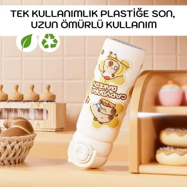 Mey İthalat® D9361 600 ML PASLANMAZ ÇELİK TERMOS