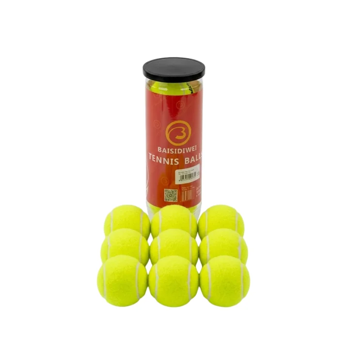 Mey İthalat® Dayanıklı Tenis Topu 9’lu Set Yüksek Performans ve Dengeli Zıplama