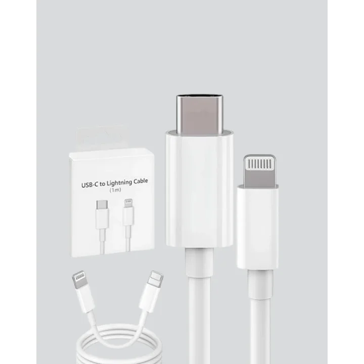 Mey İthalat® Dayanıklı TPE Lightning Kablo – 30W Hızlı Şarj ve Veri Transferi
