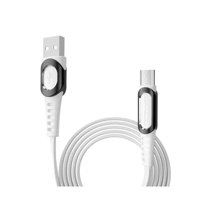 Mey İthalat®  DC01 Süper Hızlı Micro USB Kablo 1M 2.4A - Beyaz
