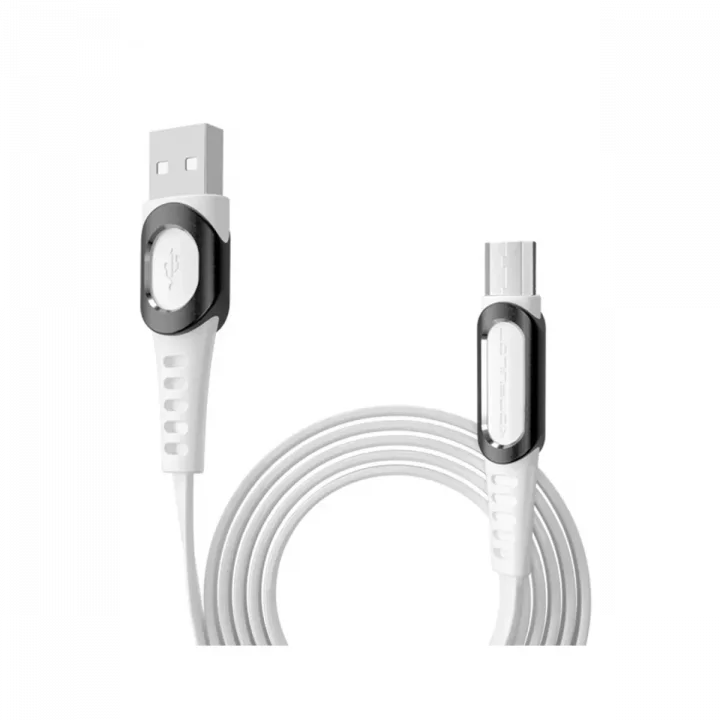 Mey İthalat®  DC01 Süper Hızlı Micro USB Kablo 1M 2.4A - Beyaz