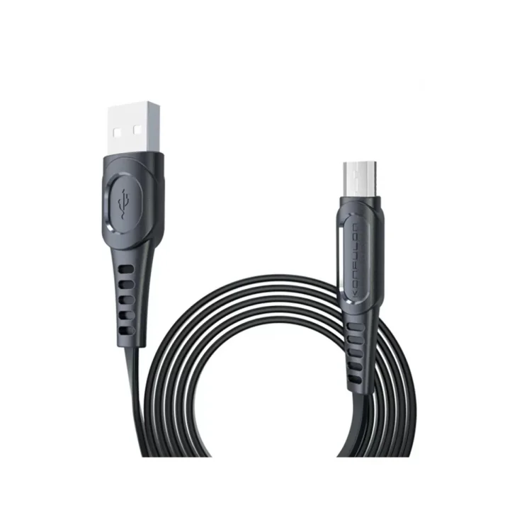 Mey İthalat®  DC01 Süper Hızlı Micro USB Kablo 1M 2.4A - Siyah