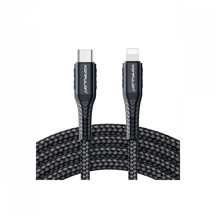 Mey İthalat®  DC35 Type-C to Lightning Kablo 1MT - Siyah