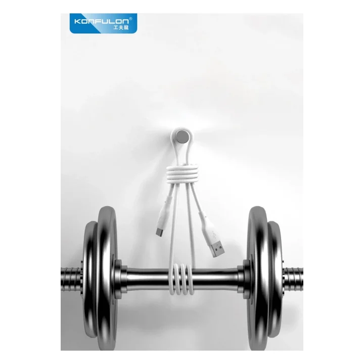 Mey İthalat®  DC64 USB to Lightning 1M 3.0A Hızlı Şarj Kablo - Beyaz