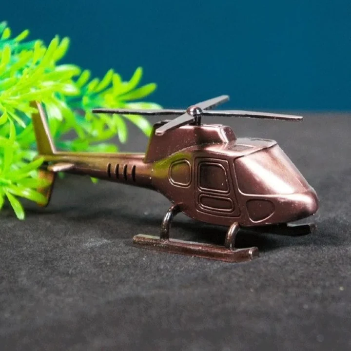 Mey İthalat®  Dekoratif Metal Helikopter