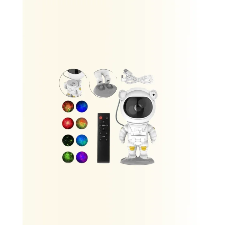 Mey İthalat® Dekoratif ve Fonksiyonel Astronot Projeksiyon Aydınlatma