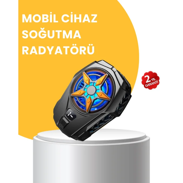 Mey İthalat® Dijital Göstergeli Evrensel Telefon Soğutma Fanı