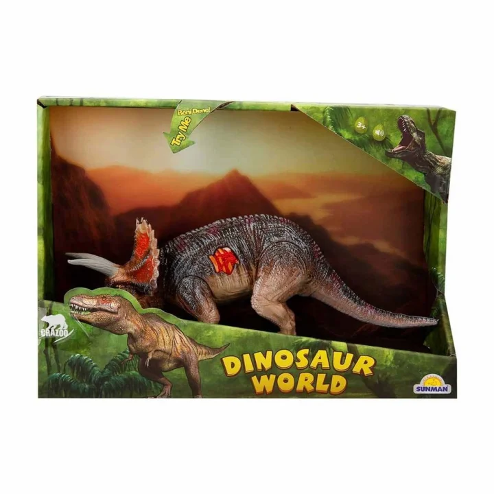 Mey İthalat® Dinosaur World Sesli Dinozorlar 23 cm