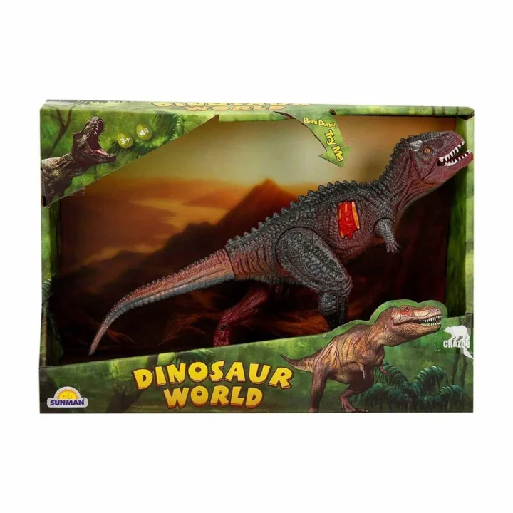 Mey İthalat® Dinosaur World Sesli Dinozorlar 23 cm