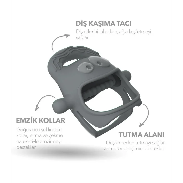 Mey İthalat® Diş Kaşıyıcı Gri