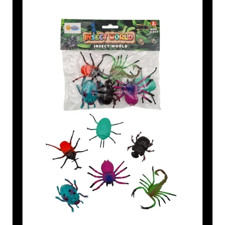 Mey İthalat® DMN1122B-1 PVC DE 5Lİ BÖCEKLER -DMN