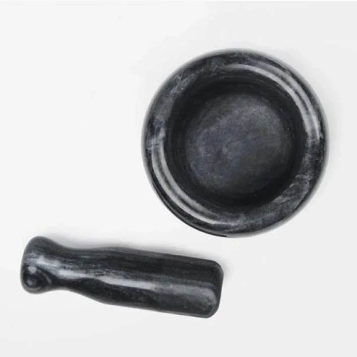 Mey İthalat® Doğal Cilalı Mermer Havan